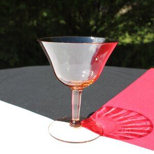 Pink Tiffin Low Sherbet